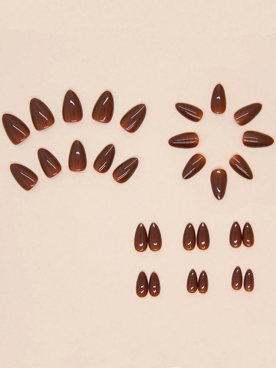 30 Pieces Of Almond Shaped Nails
