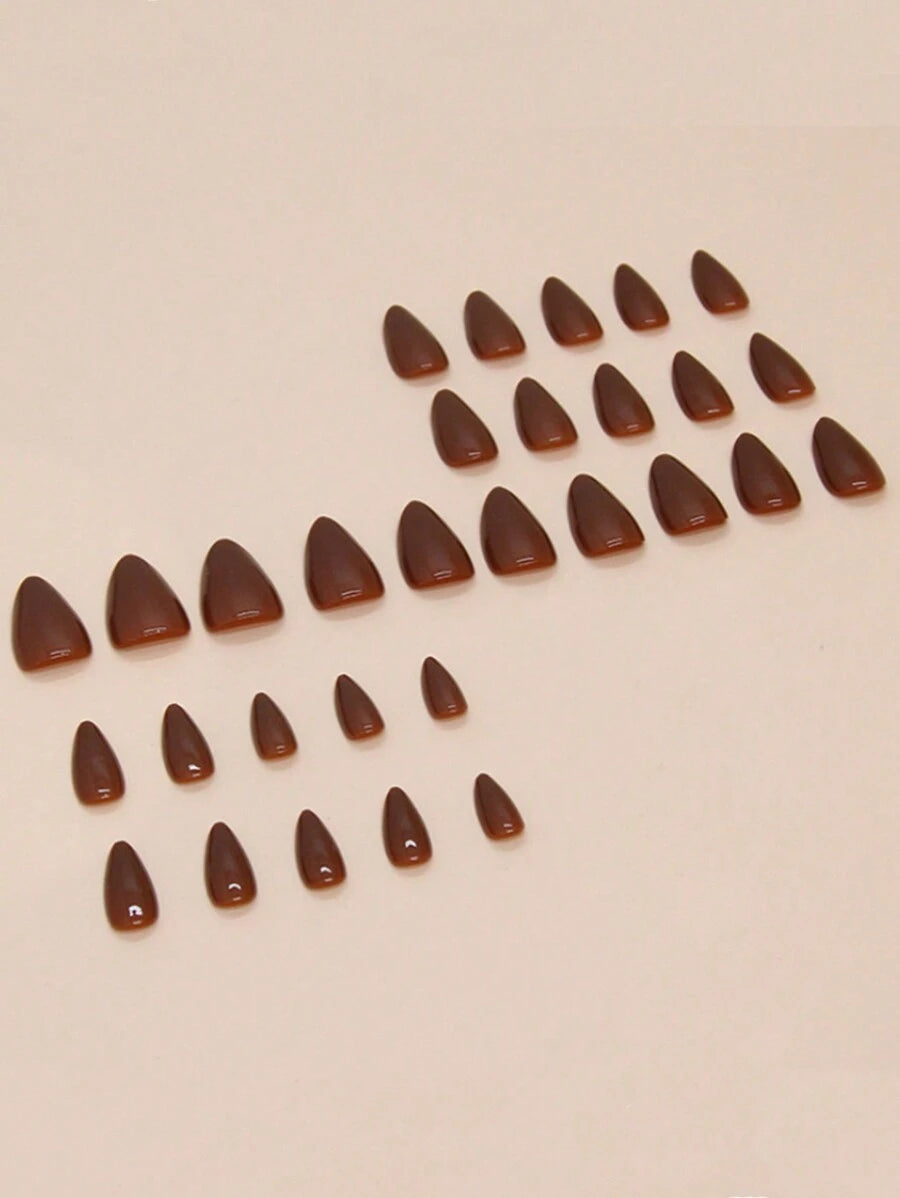 30 Pieces Of Almond Shaped Nails