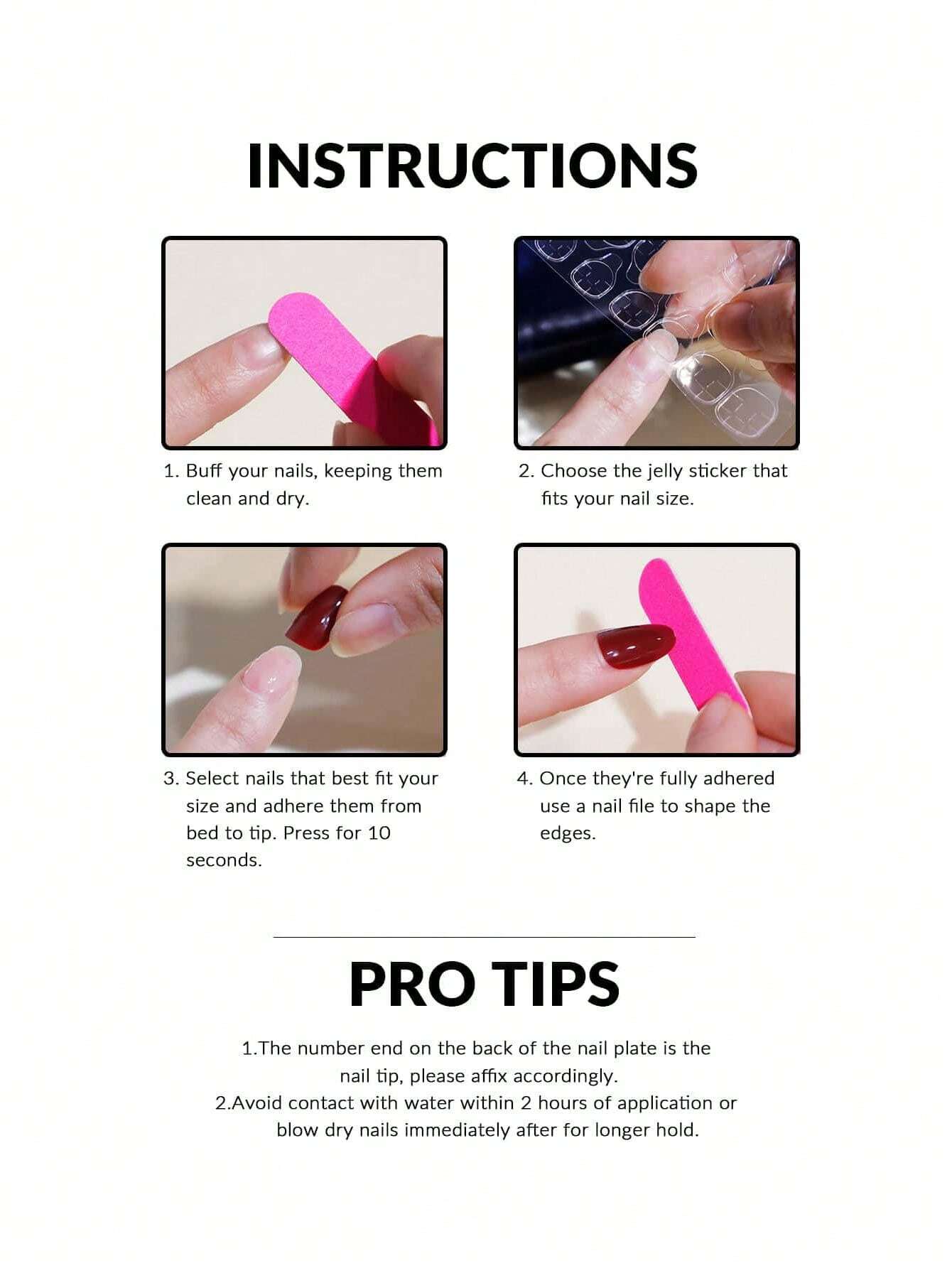 30 Pieces Of Almond Shaped Nails