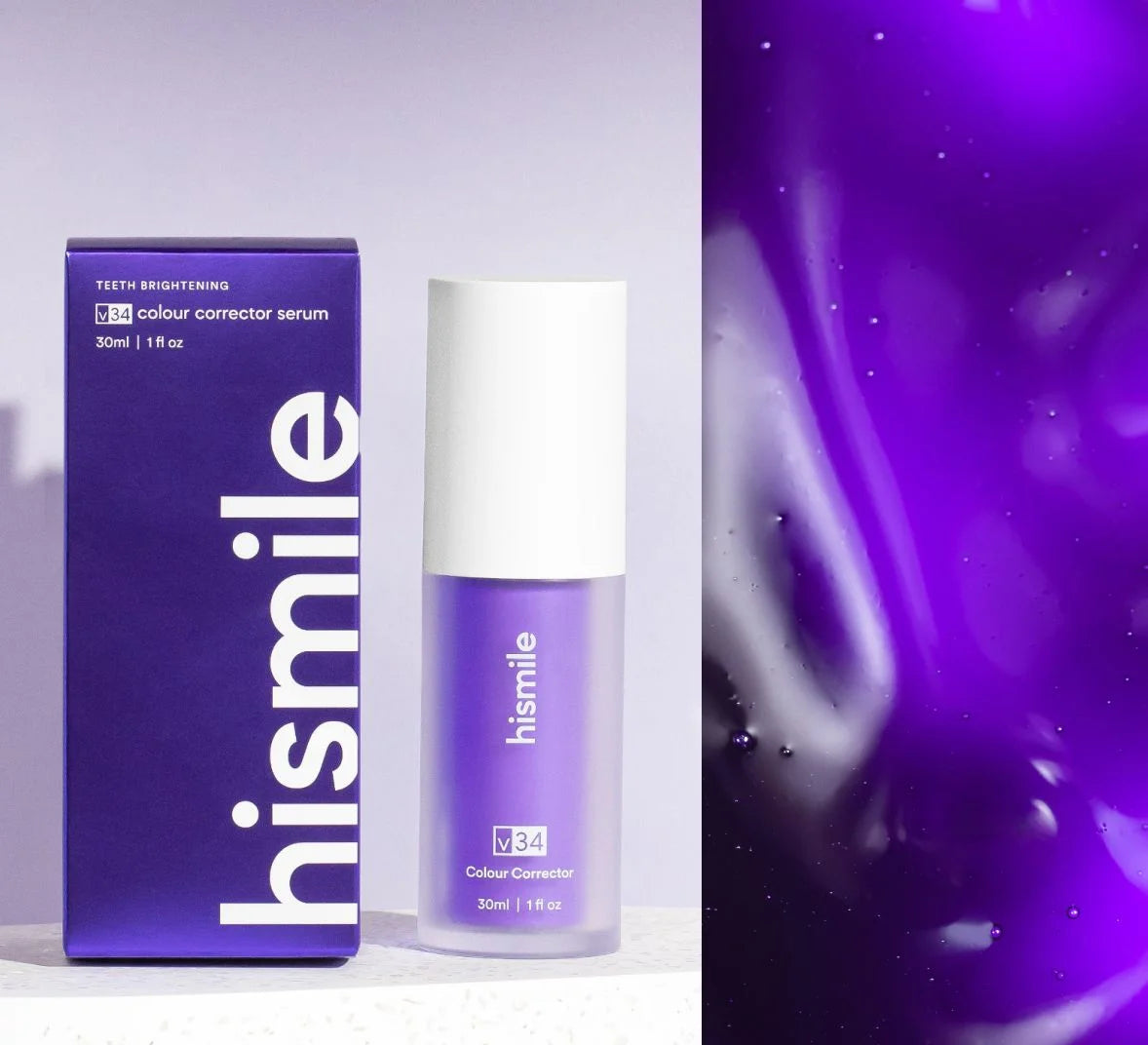 2 in 1 OFFER:  HiSmile V34 Teeth Whitening Serum and Tooth Stain Removal