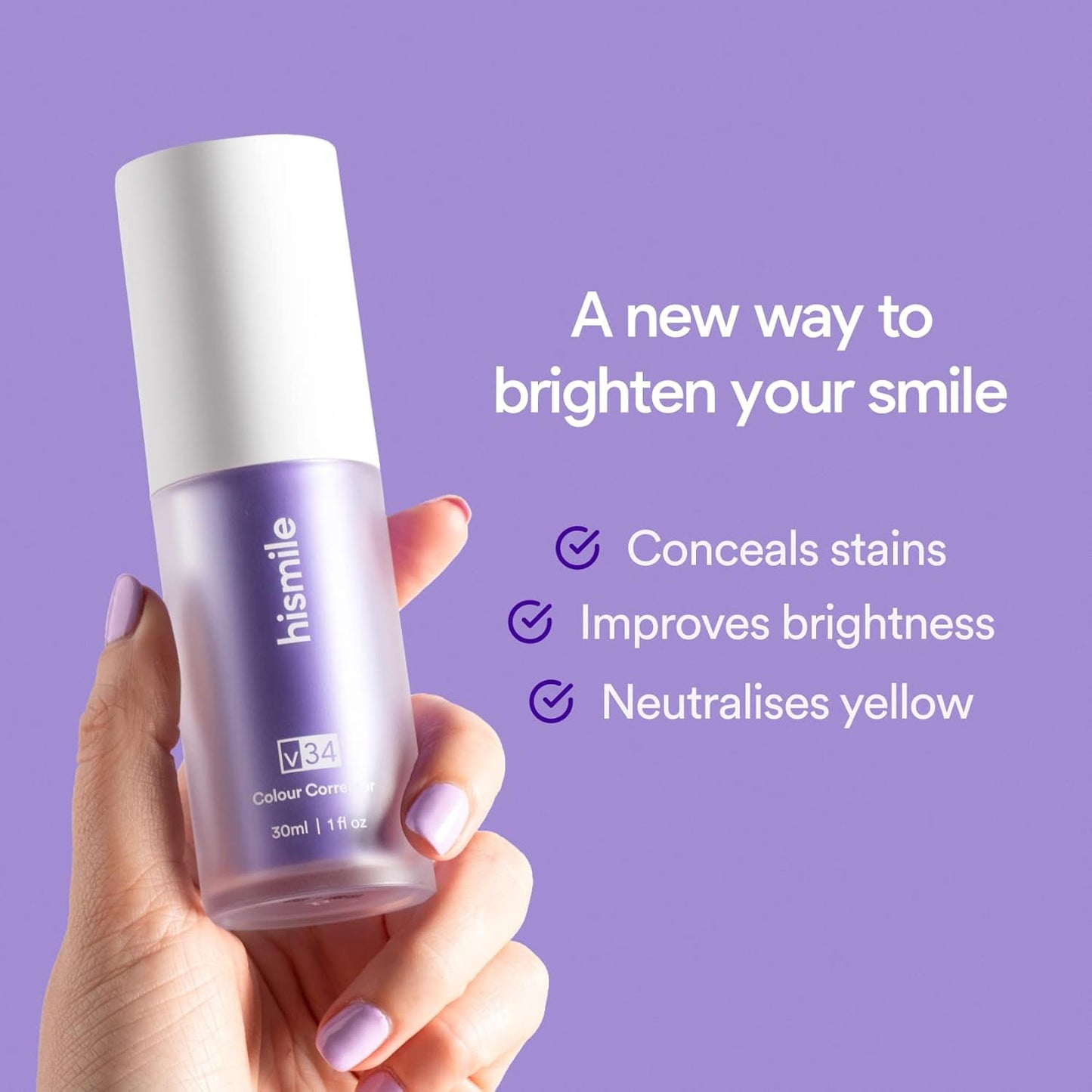 2 in 1 OFFER:  HiSmile V34 Teeth Whitening Serum and Tooth Stain Removal